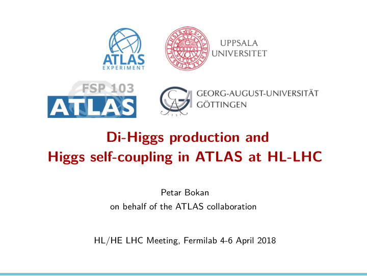 di higgs production and higgs self coupling in atlas at
