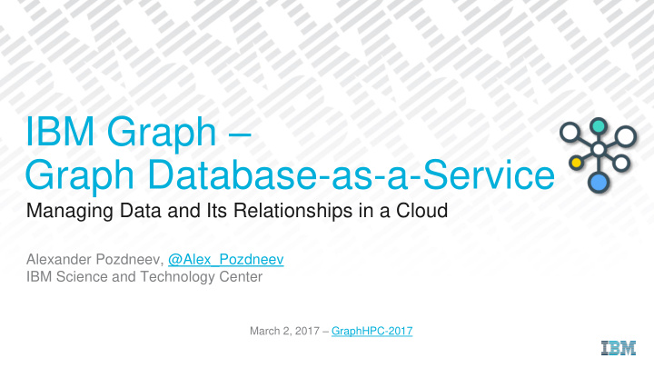 graph database as a service