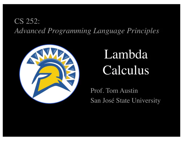 lambda calculus