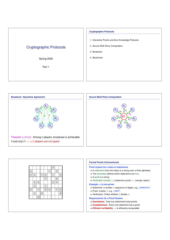 cryptographic protocols