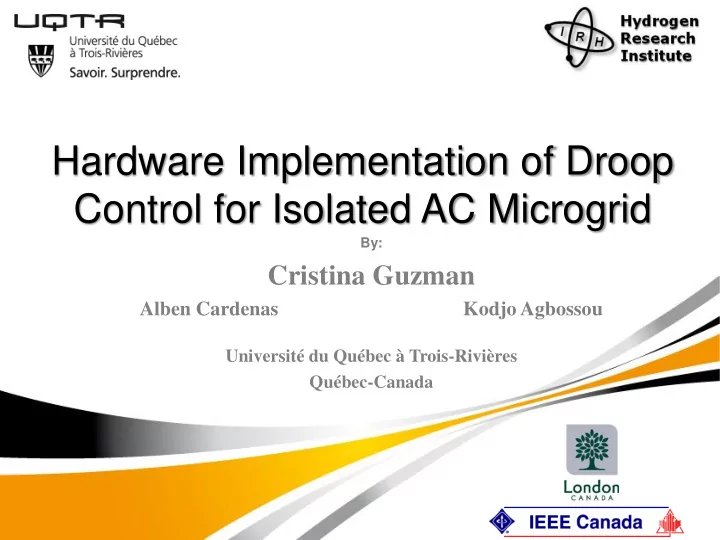 hardware implementation of droop