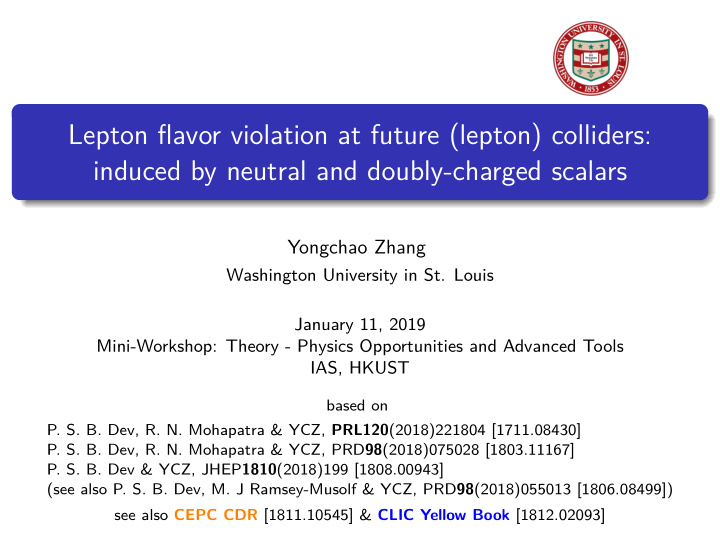 lepton flavor violation at future lepton colliders