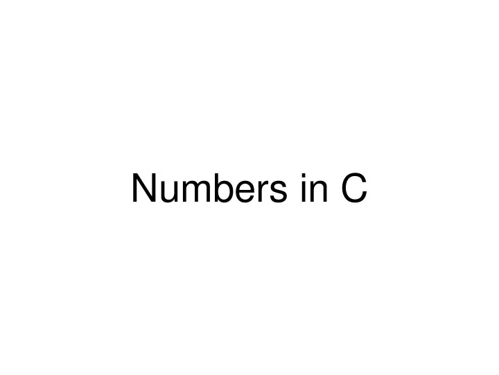 numbers in c balance sheet so far