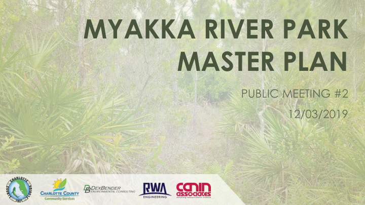 myakka river park master plan
