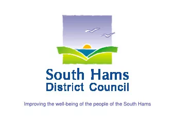 Improving the well-being of the people of the South Hams  Parish/Town Open Space, Sport
