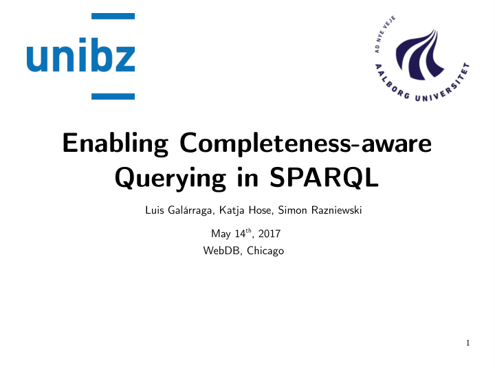 enabling completeness aware querying in sparql
