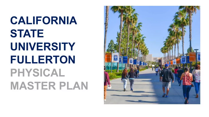 california state university fullerton physical master