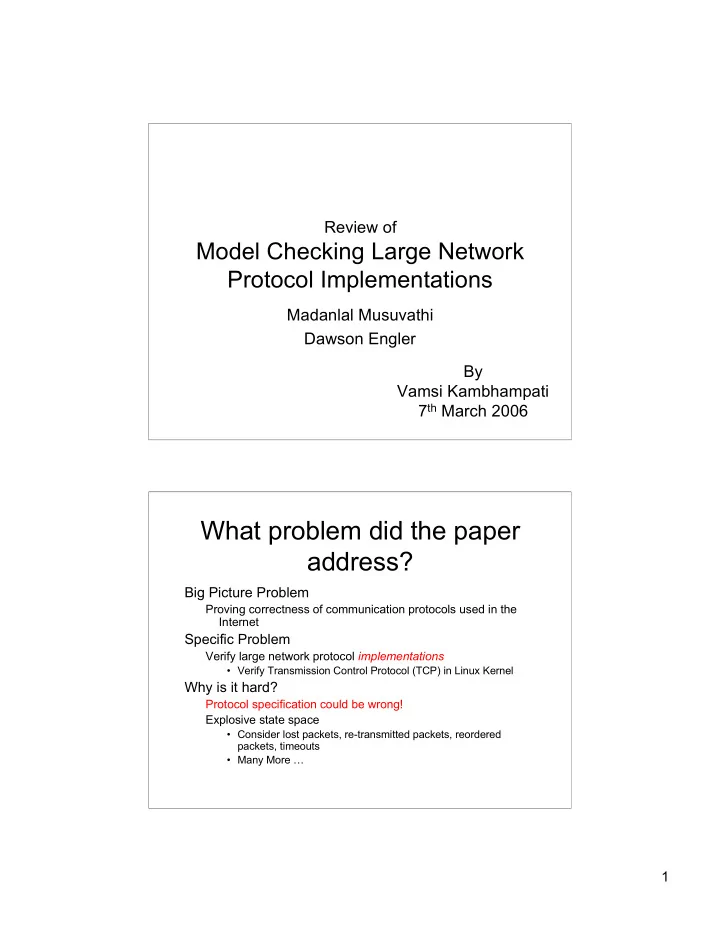 what problem did the paper address