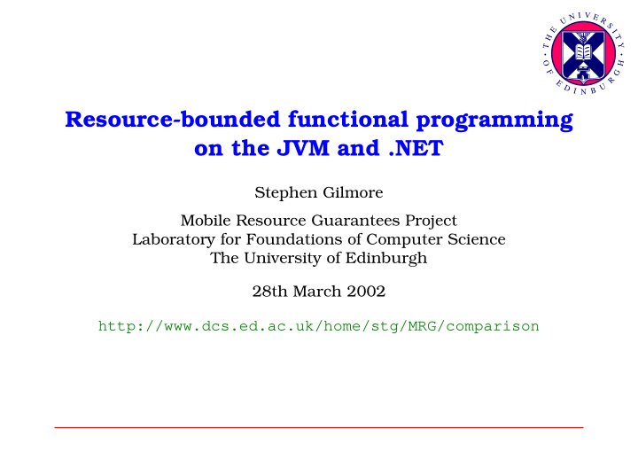 resource bounded functional programming on the jvm and net