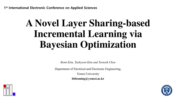 a novel layer sharing based