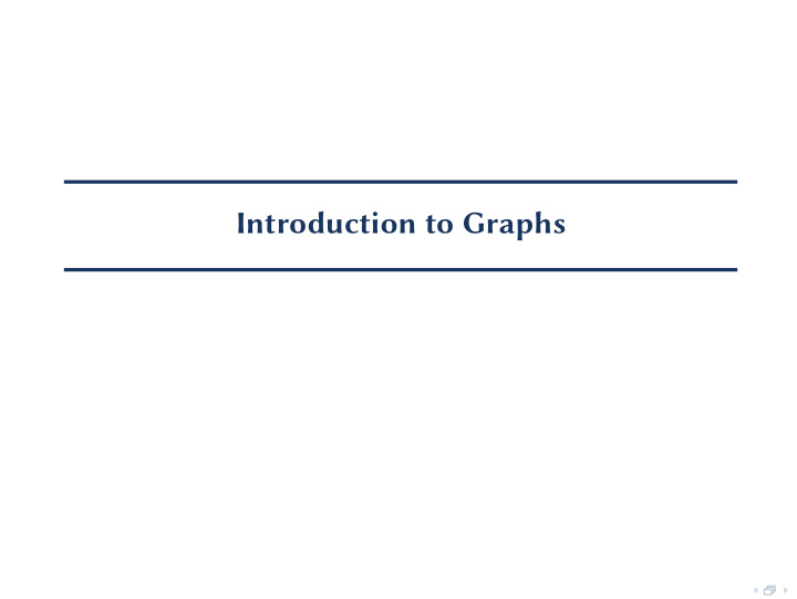 introduction to graphs historical motivation seven