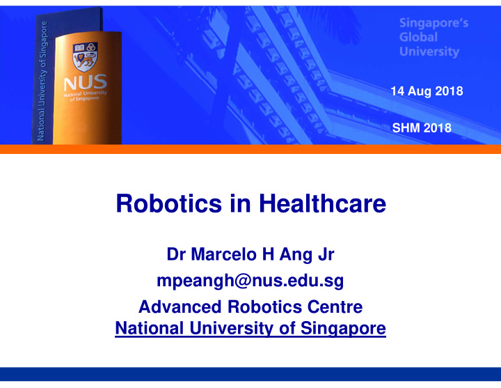 robotics in healthcare