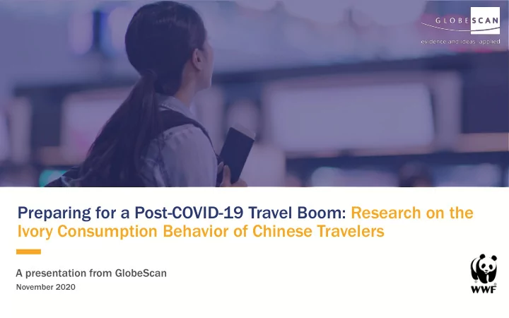 preparing for a post covid 19 travel boom research on the