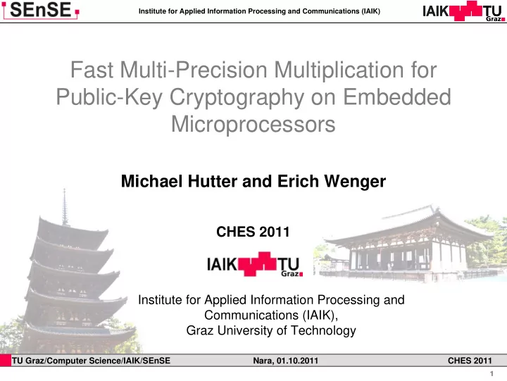 fast multi precision multiplication for public key