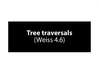 T  r  e  e  t  r  a  v  e  r  s  a  l  s  (  W  e  i  s  s  4  .  6  )  T  r  e  e  t  r  a  v  e