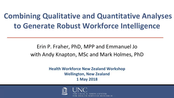 combining qualitative and quantitative analyses