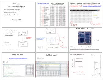 lecture 8  http://www.asciitable.com/         ASCII:  8 bit (one byte) code  Unicode is a 16 bit
