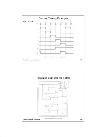 Control Timing Example D 3 T 4 : SC &lt;= 0  Flaxer Eli - Computer Architecture  Ch 2 - 1  Register