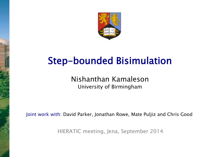 step ep bounded bounded bisimu imulation lation