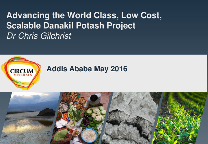 scalable danakil potash project