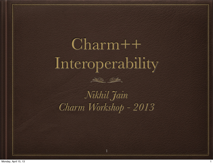 charm interoperability