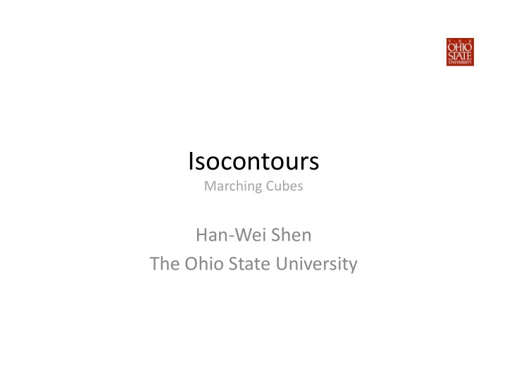 what is an iso contour
