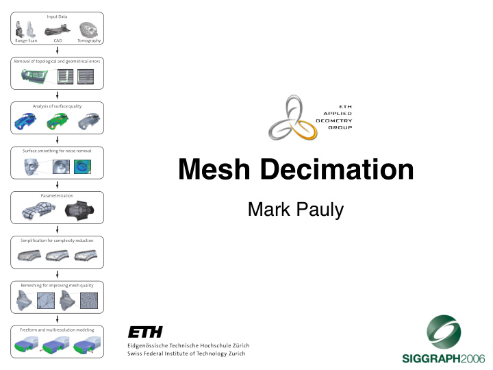 mesh decimation