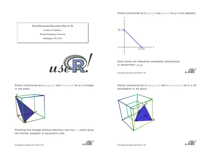 points constrained by 0 x y 1 and x y 1 lie on a line