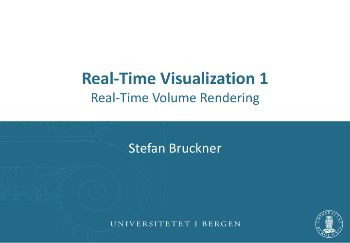 real time visualization 1