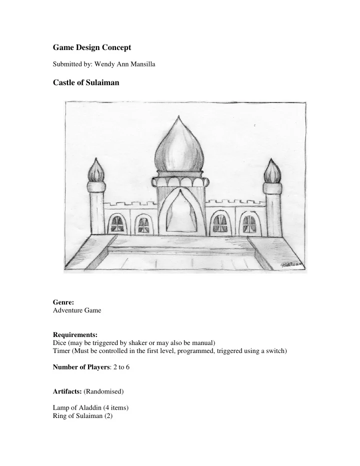 game design concept
