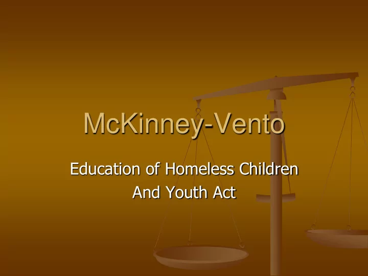 mckinney vento
