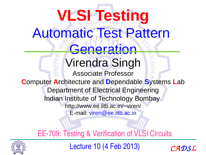 vlsi testing