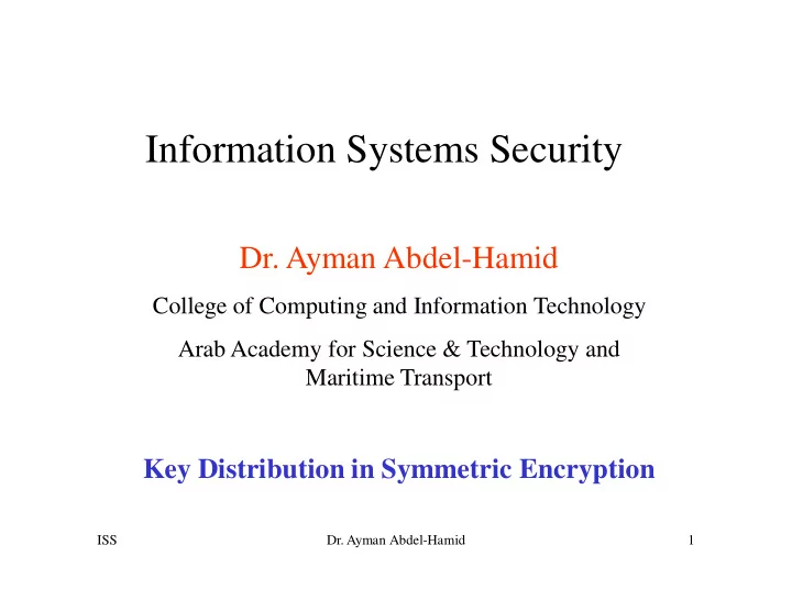 information systems security