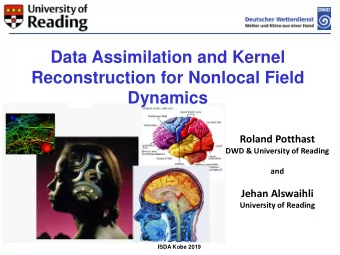 Data Assimilation and Kernel  Reconstruction for Nonlocal Field  Dynamics  Roland Potthast  DWD