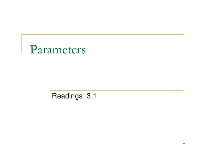 readings 3 1