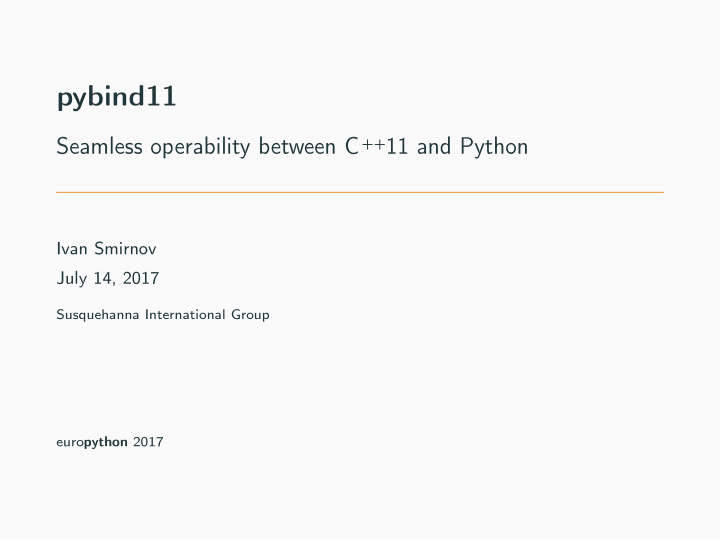 pybind11