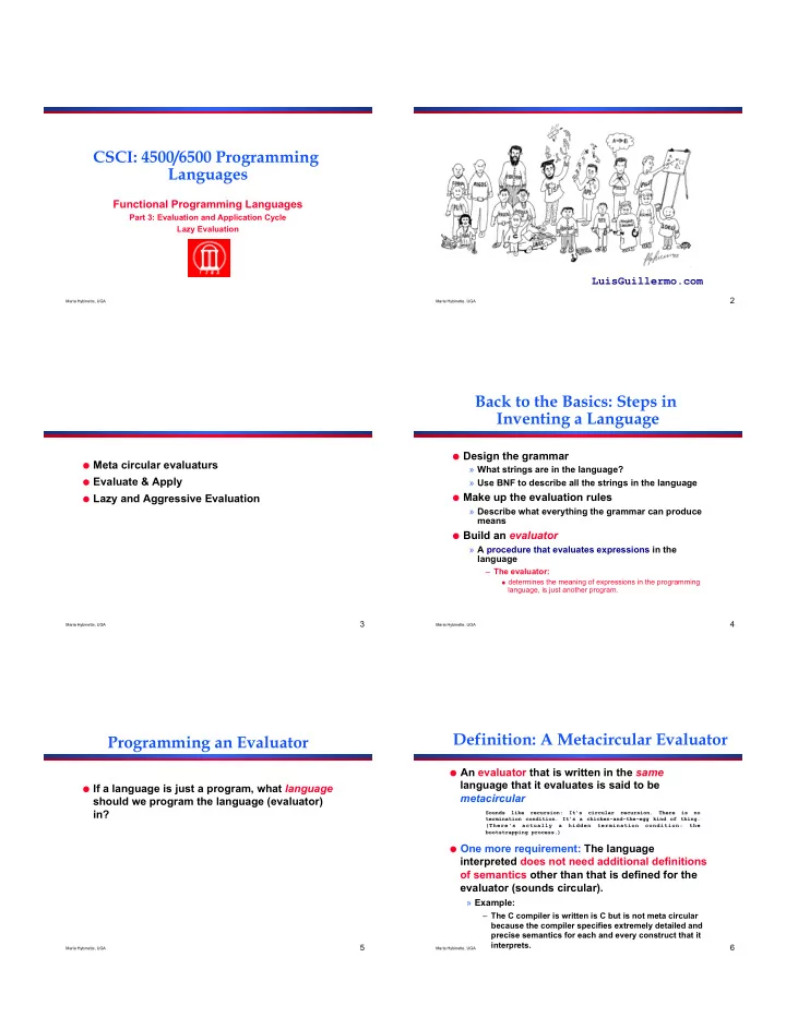 csci 4500 6500 programming languages
