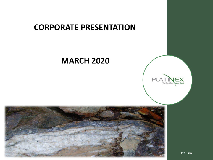 corporate presentation march 2020