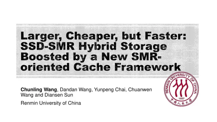 chunling wang dandan wang yunpeng chai chuanwen wang and