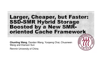 Chunling Wang , Dandan Wang, Yunpeng Chai, Chuanwen  Wang and Diansen Sun  Renmin University of