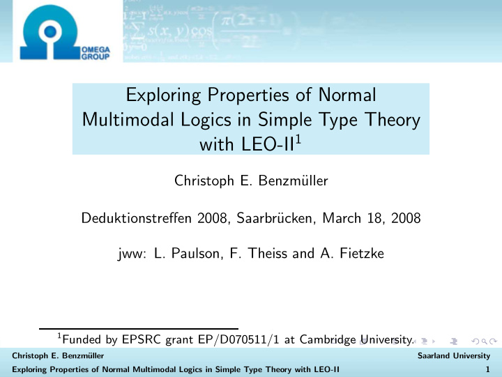 exploring properties of normal multimodal logics in