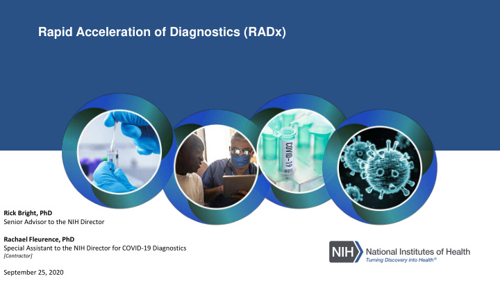 rapid acceleration of diagnostics radx