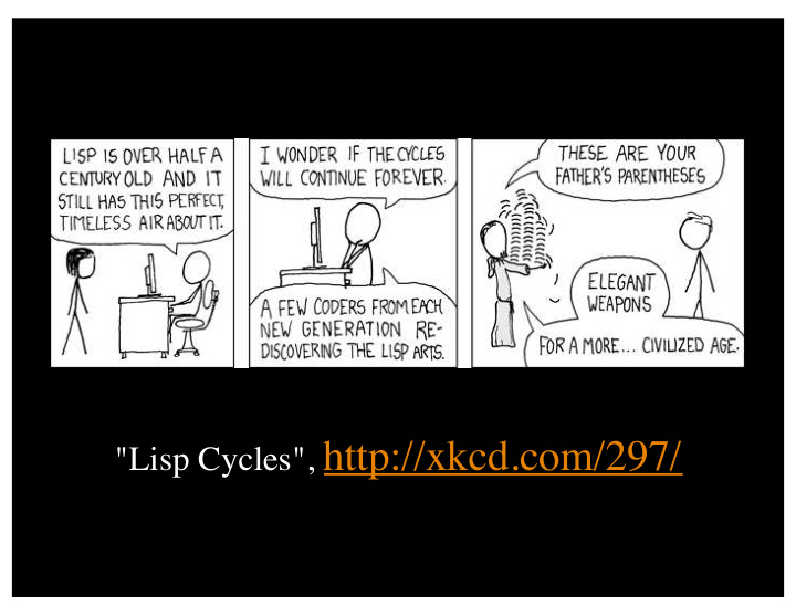 lisp cycles http xkcd com 297