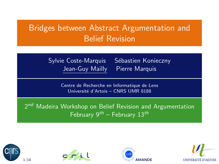 bridges between abstract argumentation and belief revision