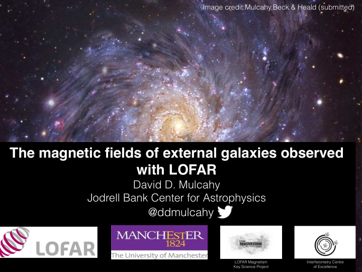 the magnetic fields of external galaxies observed