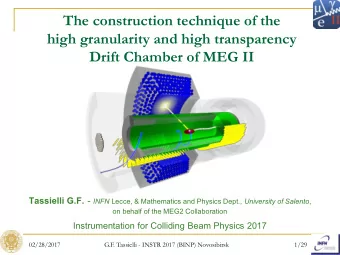 The construction technique of the  high granularity and high transparency  Drift Chamber of MEG II