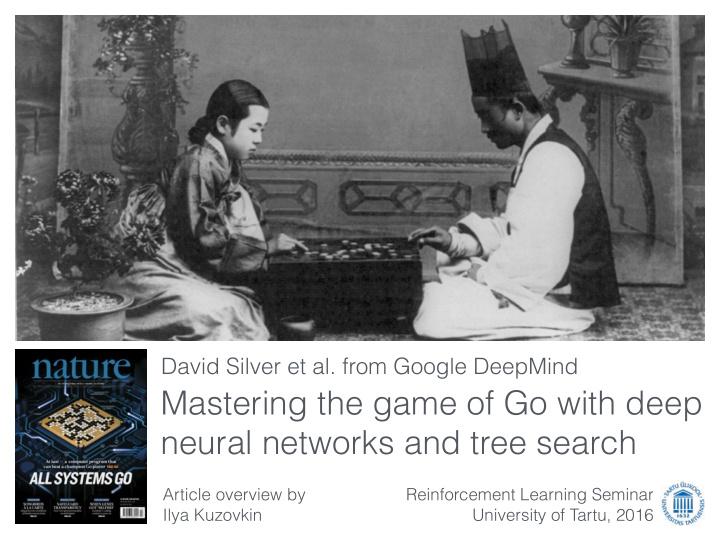 mastering the game of go with deep neural networks and