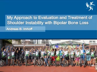 Disclosure  Royalities:  Arthrosurface  Consultant:  medi Bayreuth, Med Park  Stock option:  -