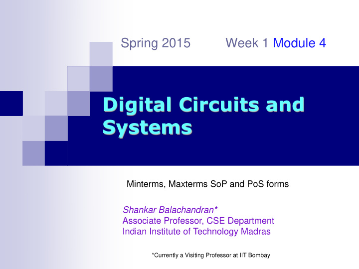 digital circuits and systems