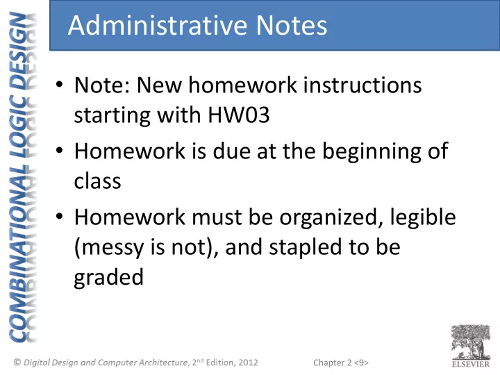 administrative notes